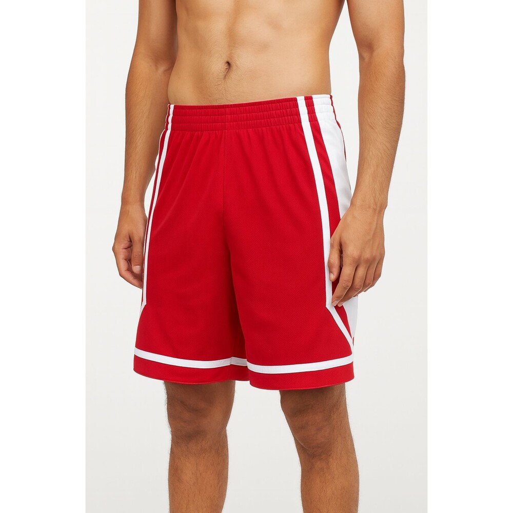 Nike Vintage Rare Basketball Dazzle Shortsn Reversible Silky Smooth Red L